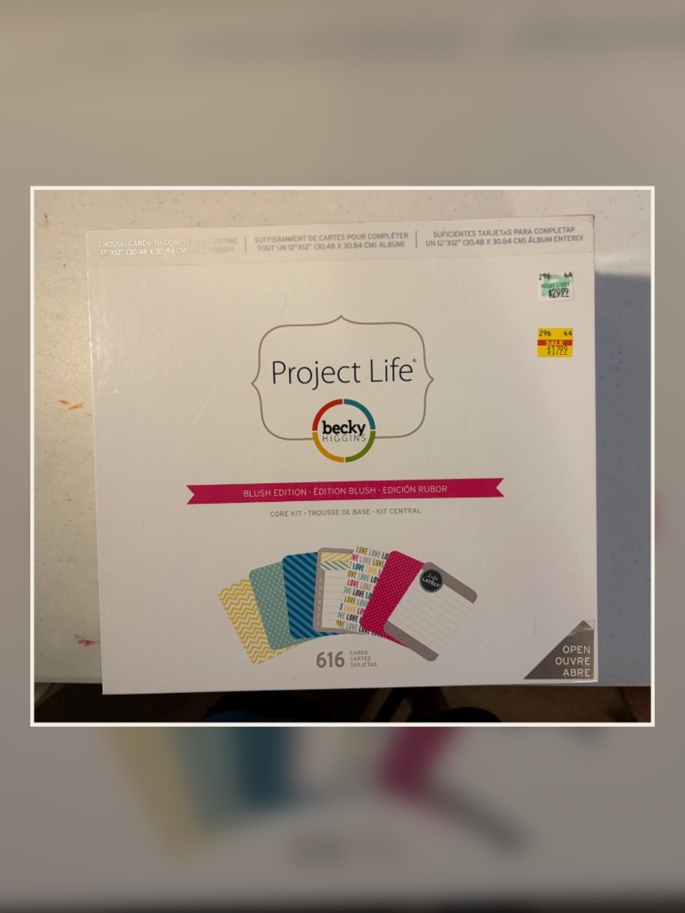 Project Life by Becky Higgins Blush Edition Core Kit